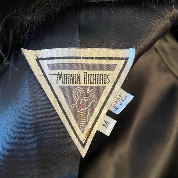 MAVIN Richards black leather coat size medium - Picture 6 of 9